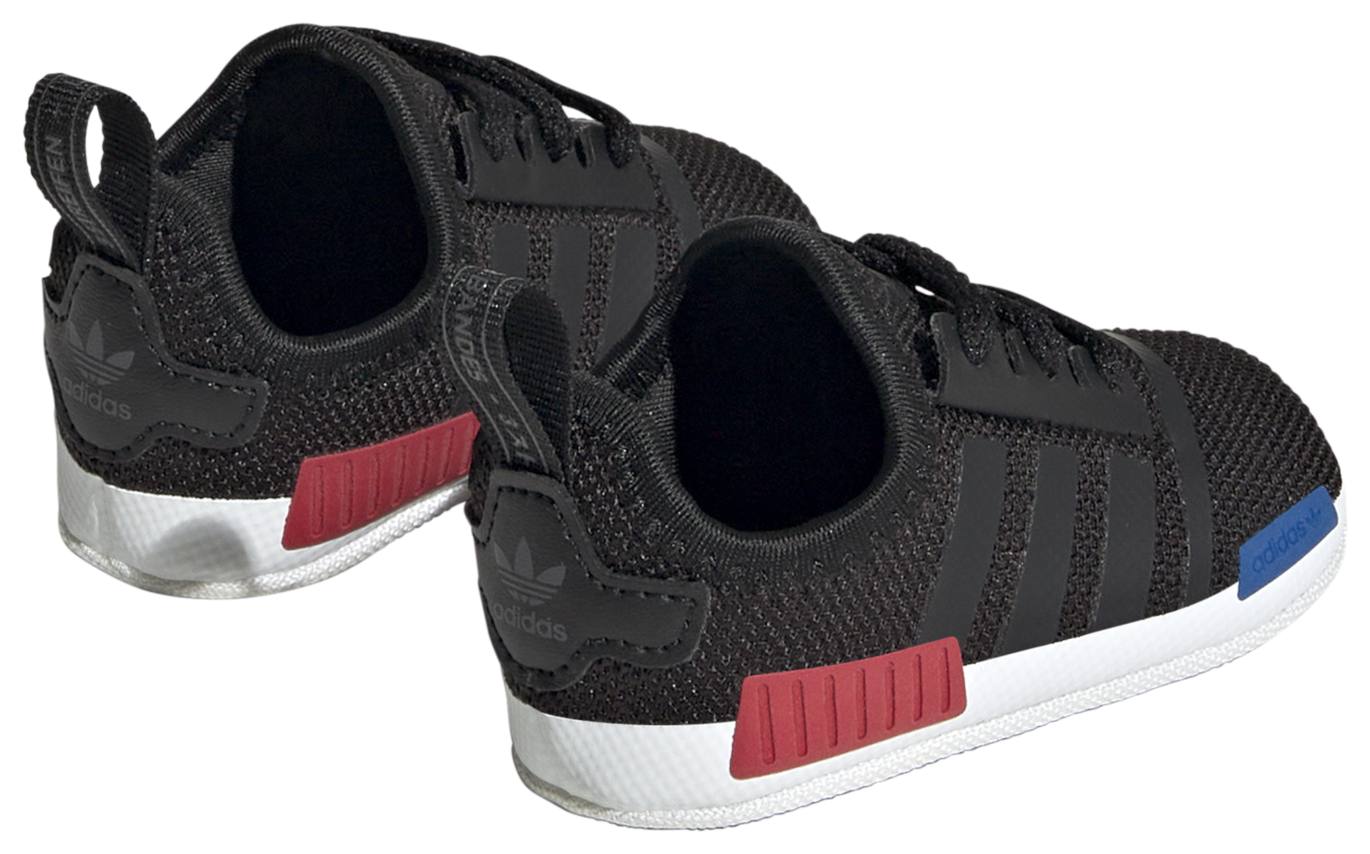 Adidas originals nmd r1 boys grade shop school white black red