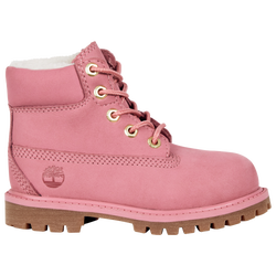 Boys' Toddler - Timberland 6" Luxe Fleece Boots - Pink