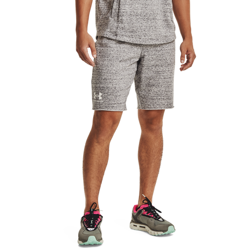 Under Armour Mens  Rival Fleece Shorts In White