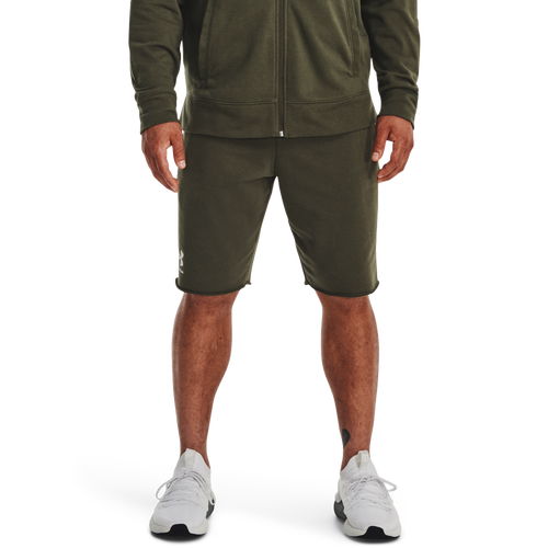 

Under Armour Mens Under Armour Rival Fleece Shorts - Mens Marine Od Green/Onyx White Size M