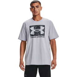 Men's - Under Armour ABC Camo Boxed Logo Short Sleeve T-Shirt - Mod Grey Heather/Mod Grey Heather