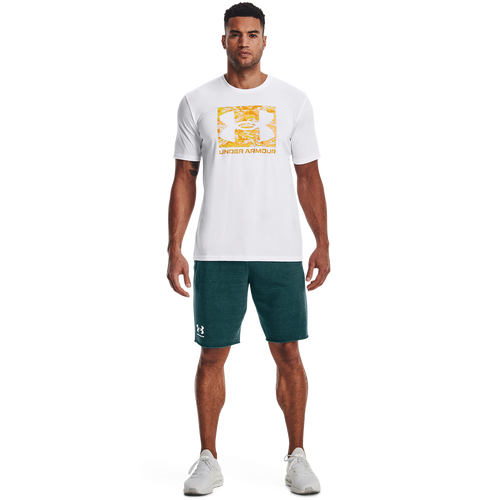 

Under Armour Mens Under Armour ABC Camo Boxed Logo Short Sleeve T-Shirt - Mens White/Rise Size 3XL