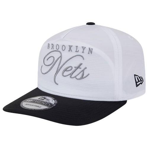 MENS - New Era Brooklyn Nets NBA 25 Draft Golfer Cap - White/Black