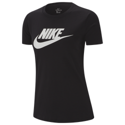 Women's - Nike Essential Icon Futura T-Shirt - Black/White