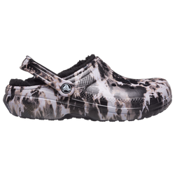 Women's - Crocs Classic Lined Clogs - Black/Beige