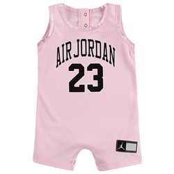 Girls' Infant - Jordan 23 Jersey Romper - Pink/Black