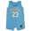 Jordan HBR DNA Jersey Romper - Girls' Infant University Blue/White