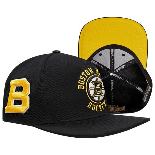 

Pro Standard Mens Pro Standard Bruins Hybrid Snapback Cap - Mens Black Size One Size