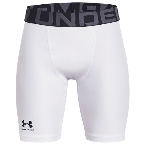 

Boys Under Armour Under Armour HG Armour Shorts - Boys' Grade School White Size XS