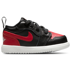 Boys' Toddler - Jordan AJ 1 Low  - Black/Red/White