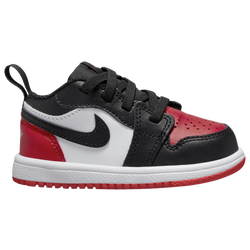 Boys' Toddler - Jordan AJ 1 Low - Red/Black/White