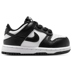 Boys' Toddler - Nike Dunk Low   - White/White/Black