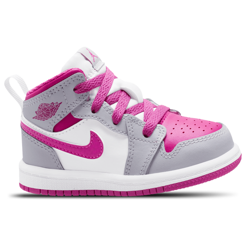 Baby Toddler Jordan 1 Mid Fire Pink 8C