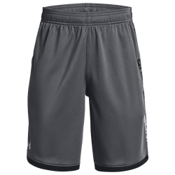 Boys' Grade School - Under Armour Stunt 3 Shorts - Grey/Black