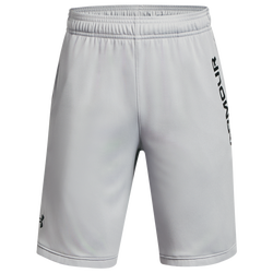 Boys' Grade School - Under Armour Stunt 3.0 Printed Shorts - Mod Grey/Black/Black