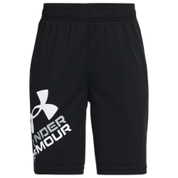 Boys' Grade School - Under Armour Prototype 2.0 Logo Shorts - White/Black