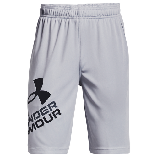 

Boys Under Armour Under Armour Prototype 2.0 Logo Shorts - Boys' Grade School Black/Mod Grey Size XS