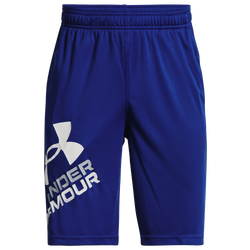 Boys' Grade School - Under Armour Prototype 2.0 Logo Shorts - Royal/White