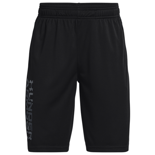 

Under Armour Boys Under Armour Proto 2 Word Shorts - Boys' Grade School Black/Grey Size XL