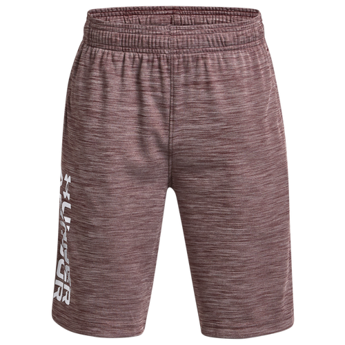 

Boys Under Armour Under Armour Proto 2 Word Shorts - Boys' Grade School Dark Maroon/White Size XL