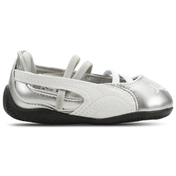 Girls' Toddler - PUMA Speedcat Ballet - White/Gray