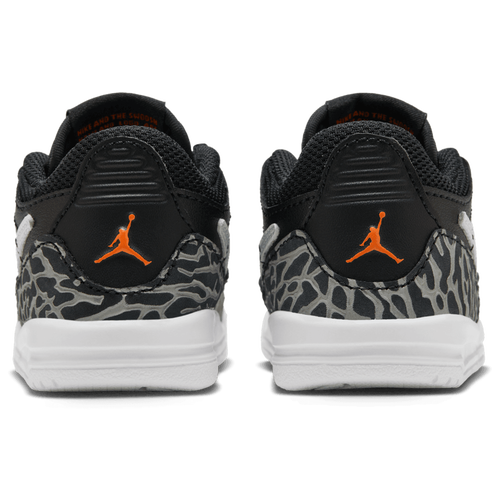 JORDAN Youth Legacy 312 Low TOP Size 5C BLACK WHITE WOLF GREY SAFETY ORANGE