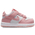 Nike Dunk Low  - Girls' Toddler White/Pink Glaze