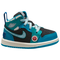 Boys' Toddler - Jordan AJ1 MID SS - Blue/Teal