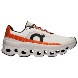 Women's - On Cloudmonster - Flame/Undyed White