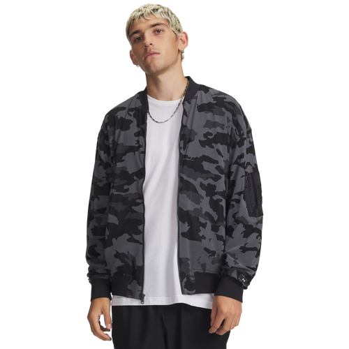 Under Armour Mens SU Mesh Bomber - - Black