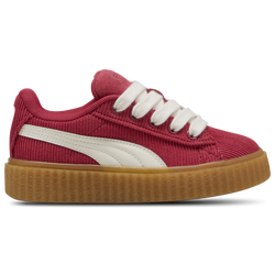 Girls' Toddler - PUMA Creeper Phatty Corduroy  - Club Red/Warm White/Gum