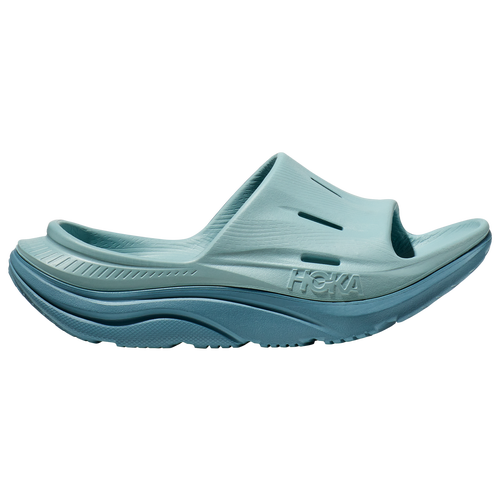 Shop Hoka Mens  Ora Recovery Slides 3 In Blue/blue