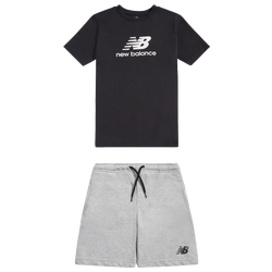 Boys' Toddler - New Balance T-Shirt Short Set - Black/Gray