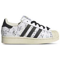 Boys' Grade School - adidas Originals Superstar II Pokémon  - Footwear White/Core Black/Gold Metallic