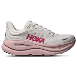 Women's - HOKA Bondi 9 - White/Pink Opal