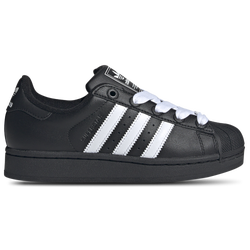 Boys' Grade School - adidas Originals Superstar II  - Black/White