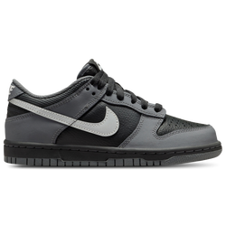 Boys' Grade School - Nike Dunk Low  - Black/Reflective Silver/Photon Dust