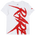 PUMA x Melo Short Sleeve Graphic T-Shirt - Girls' Grade School White/Red