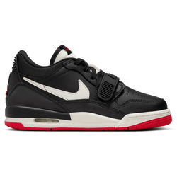 Boys' Grade School - Jordan Legacy 312 Low  - Black/Sail/Red