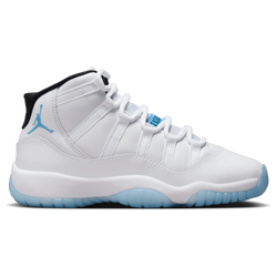 Boys' Grade School - Jordan Retro 11  - White/Legend Blue