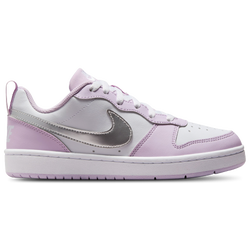 Filles, Scolaire - Nike Court Borough 2 Recraft à tige basse - Poupée/Argent métallique/Blanc