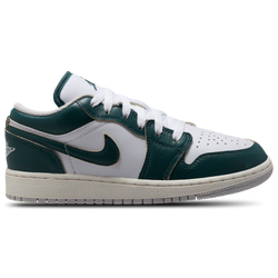 Boys' Grade School - Jordan AJ 1 Low SE - Green/White