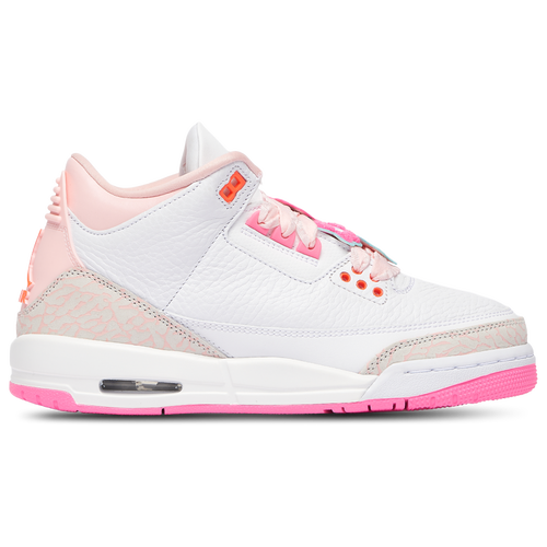 GIRLS - Jordan Retro 3 - Pink/Orange Blue