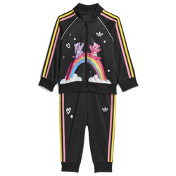 Girls' Toddler - adidas Originals Care Bears Superstar Sweat Suit  - Black/Multi