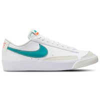 Nike Boys Blazer Low 77 Boys Grade School Shoes White Blue Size 05.5