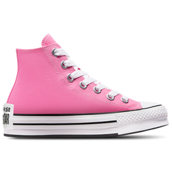 Girls' Grade School - Converse CTAS Eva Lift High Sketch - Pink/White