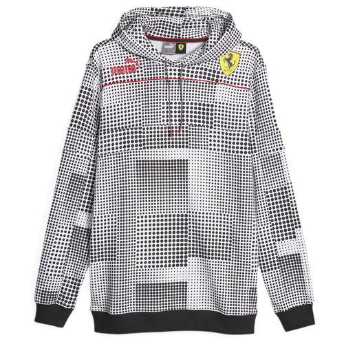 

PUMA Mens PUMA Ferrari Race Hoodie - Mens Puma Black/White/Red Size M