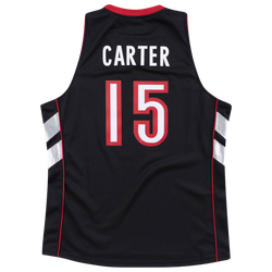 Men's - Mitchell & Ness Raptors Swingman Jersey  - Black/Purple