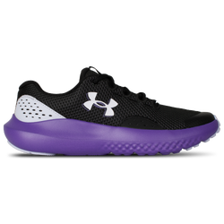 Girls' Grade School - Under Armour Surge 4 - Purple/Black