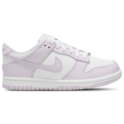 Filles, Scolaire - Nike Dunk à tige basse - Blanc/Violet